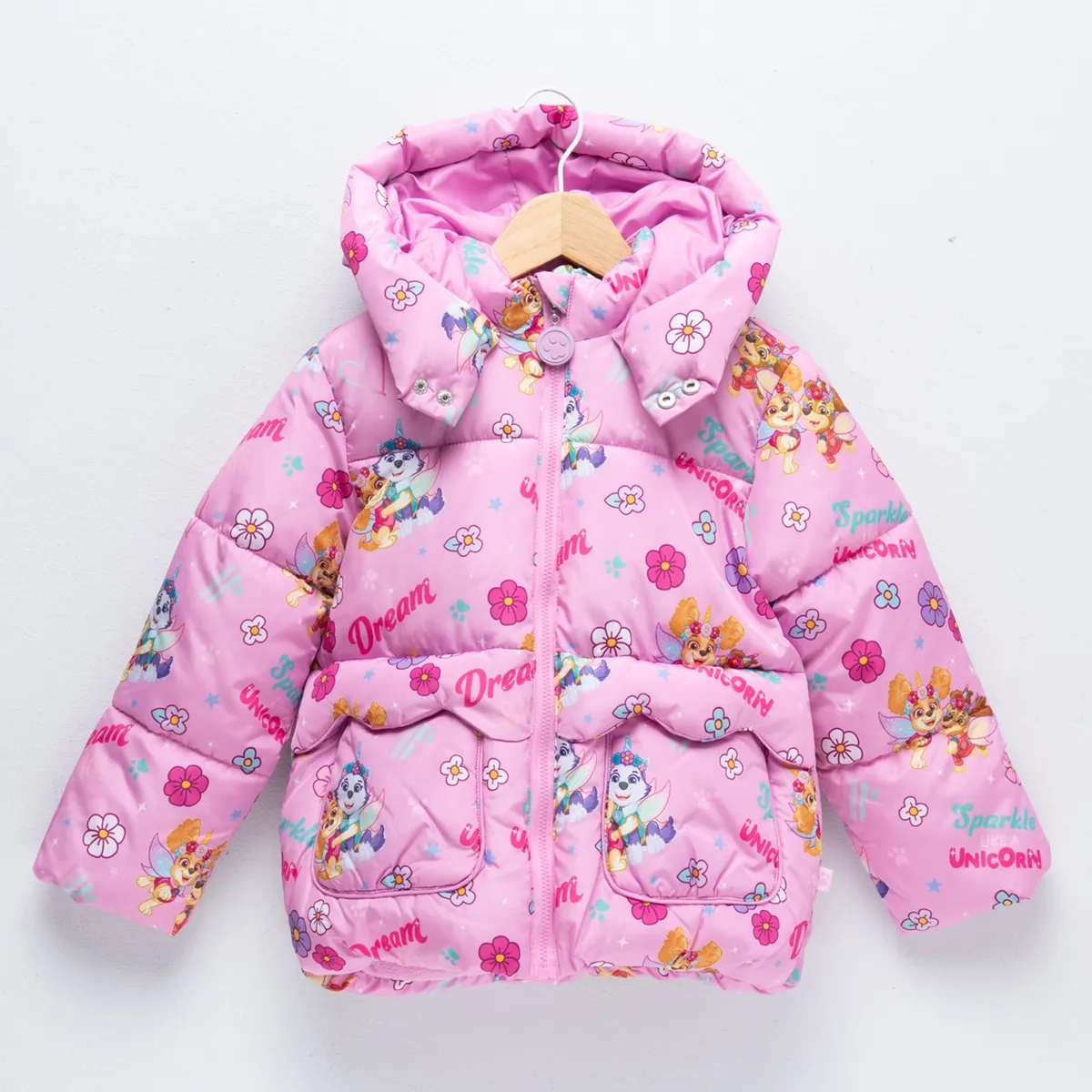 PAW PATROL - Chaqueta Con capucha Para Niña con Estampado Paw Patrol