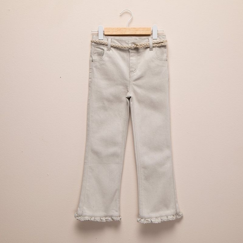 CONIGLIO - Jean para Niña Con accesorio de Algodón Coniglio
