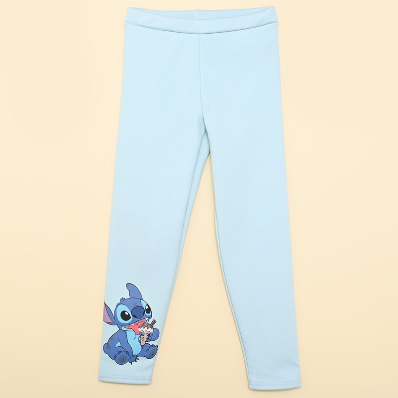LILO & STITCH - Legging para Niña con cintura elásticada Lilo & Stitch de Algodón 