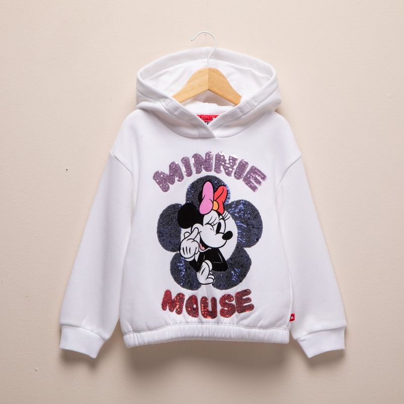 MINNIE - Saco Con capucha para Niña con Estampado Minnie de Algodón