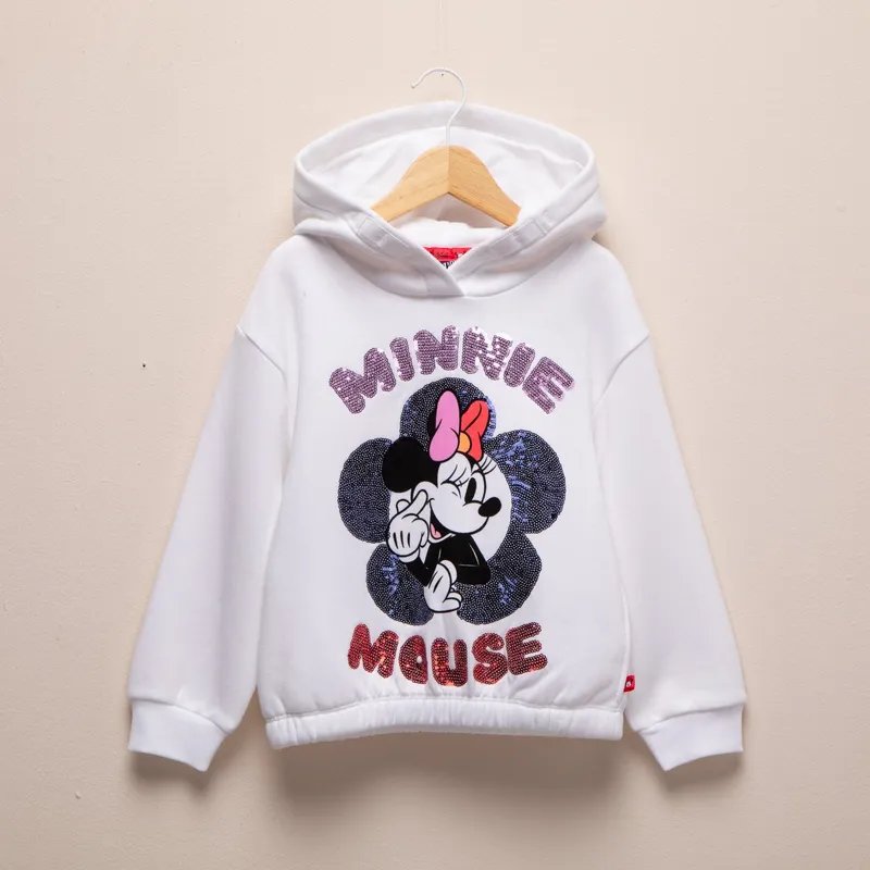 MINNIE - Saco Con capucha para Niña con Estampado Minnie de Algodón