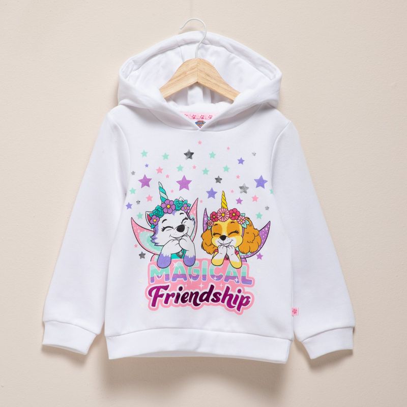 PAW PATROL - Saco para Niña con Estampado Con capucha de Algodón Paw Patrol