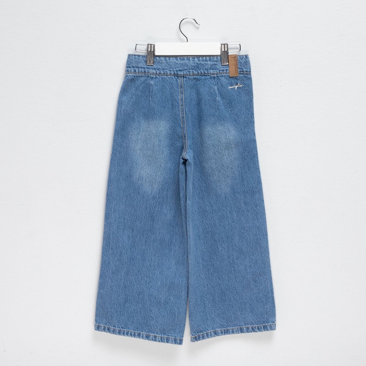 CONIGLIO - Jean para Niña Wide de Algodón Coniglio