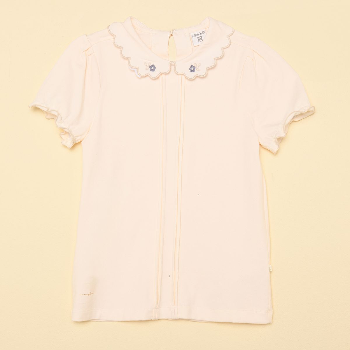 CONIGLIO - Camiseta para Niña Manga corta de Algodón Coniglio