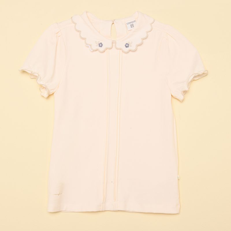 CONIGLIO - Camiseta para Niña Manga corta de Algodón Coniglio