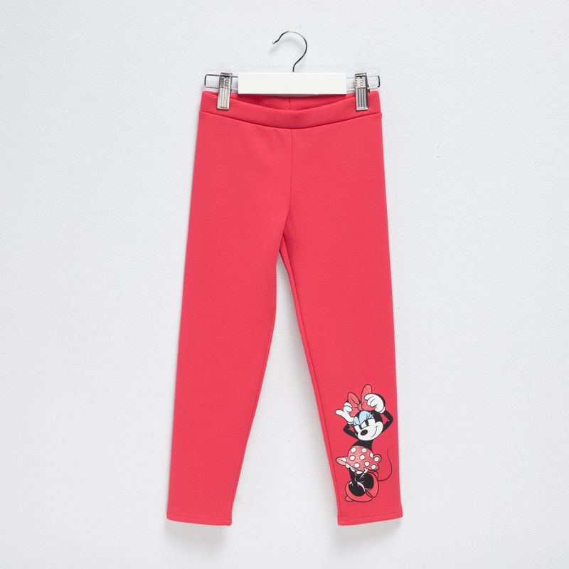 MINNIE - Legging para Niña Cintura elásticada de Algodón Minnie