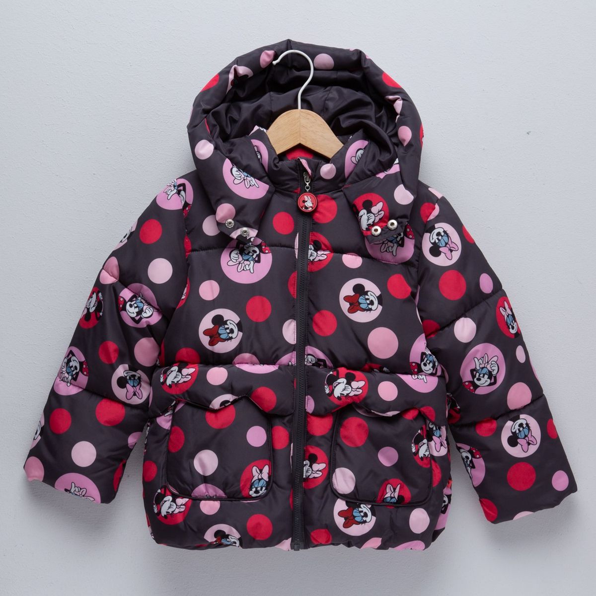 MINNIE - Chaqueta Con capucha Para Niña Acolchada Minnie 