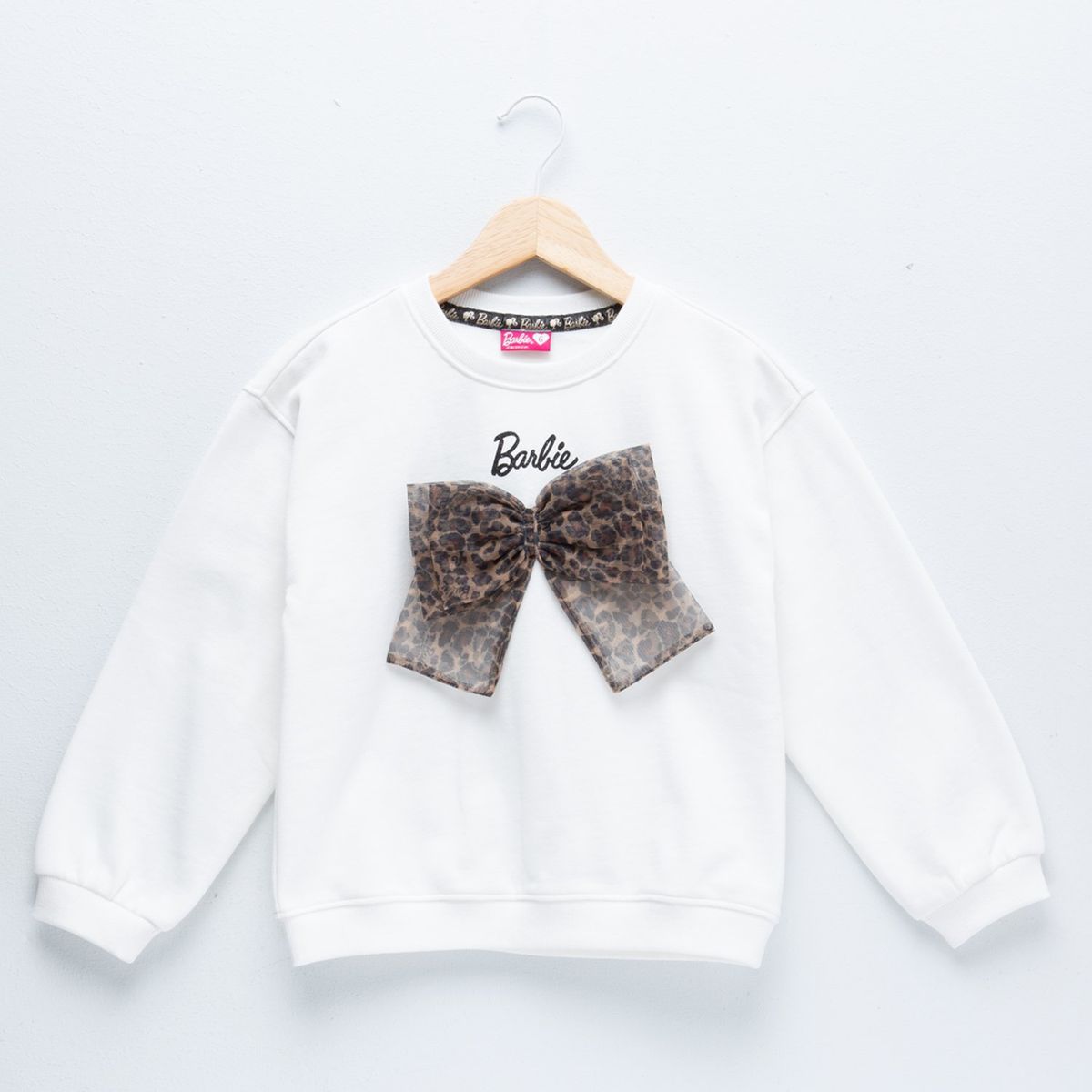 BARBIE - Saco para Niña con aplique de Algodón Barbie