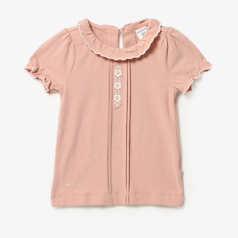 CONIGLIO - Camiseta para Niña Manga corta de Algodón Coniglio
