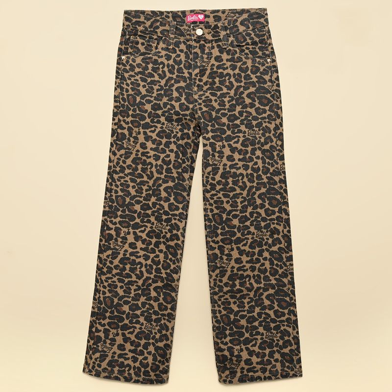BARBIE - Pantalón para Niña de Algodón Barbie