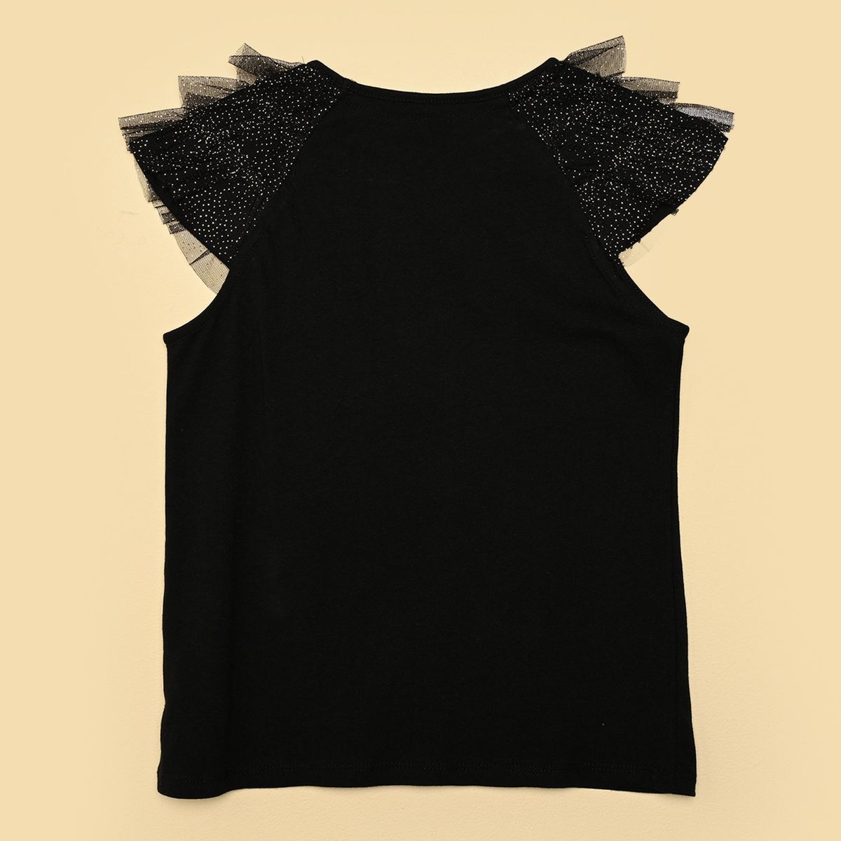 BARBIE - Camiseta para Niña con Lentejuelas Manga corta de Algodón Barbie