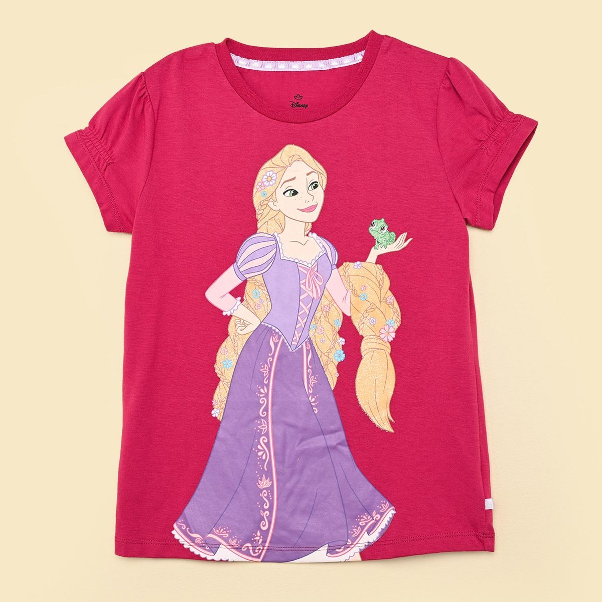 PRINCESS - Camiseta para Niña Manga corta de Algodón Princess