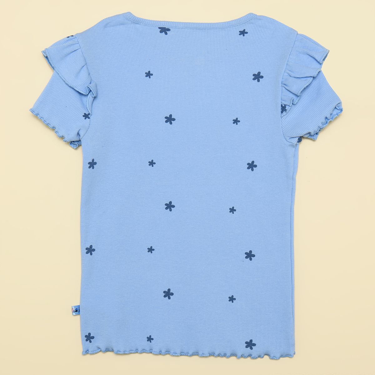 LILO & STITCH - Camiseta para Niña Manga corta Lilo & Stitch de Algodón 