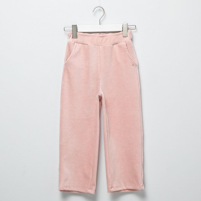 CONIGLIO - Pantalón para Niña Cintura elásticada Wide de Algodón Coniglio