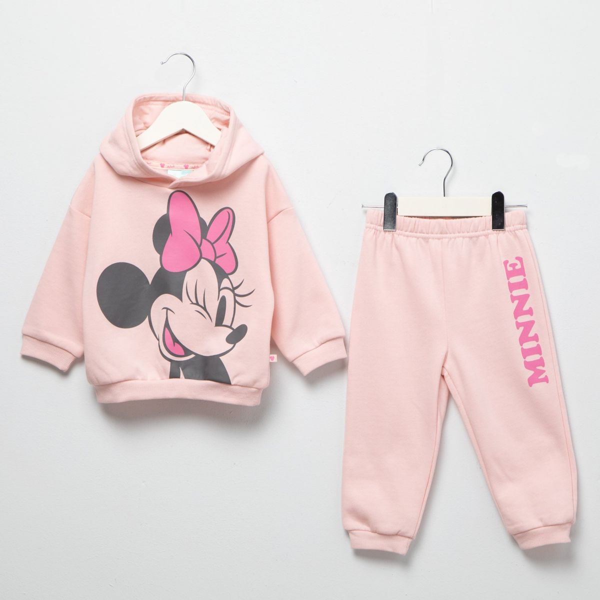 MINNIE - Set Saco con capucha + Jogger para Bebé niña en Algodón Minnie