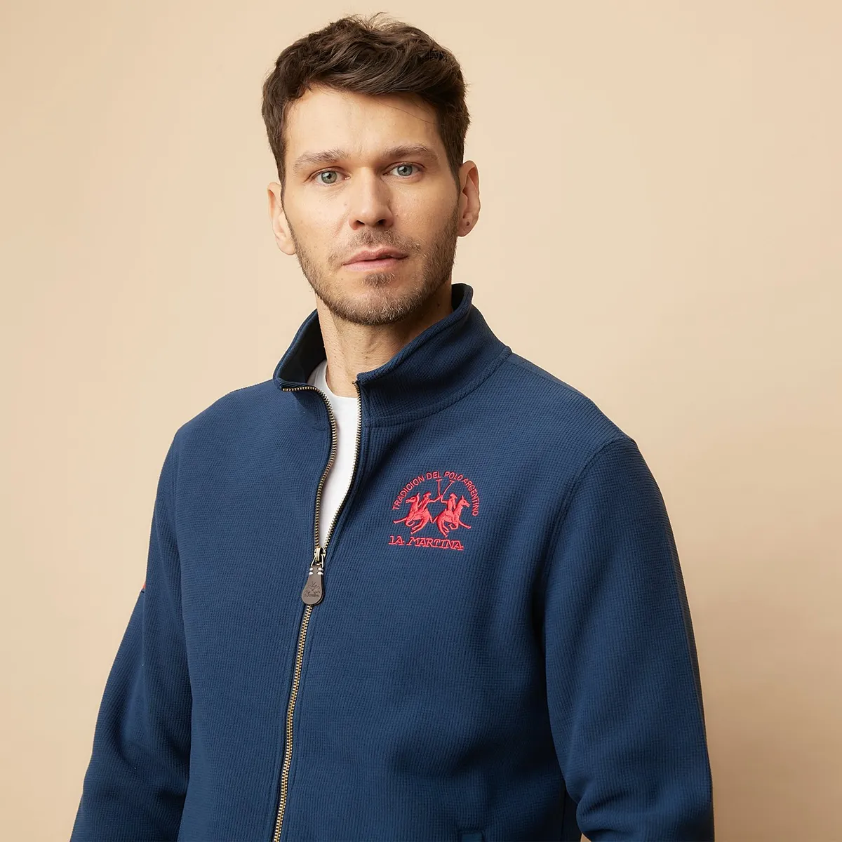 LA MARTINA - Saco Polar Hombre con Bordado La Martina 