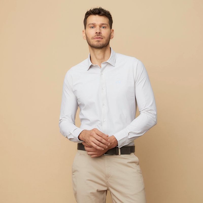 LA MARTINA - Camisa Hombre Manga larga Slim de La Martina