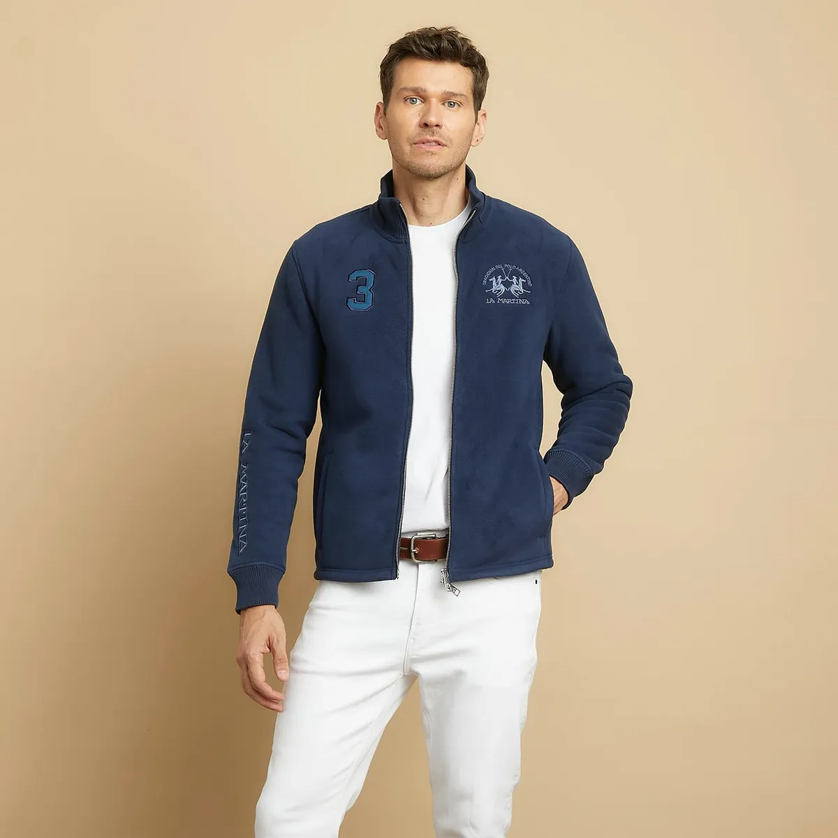 LA MARTINA - Saco Polar Hombre con Bordado La Martina