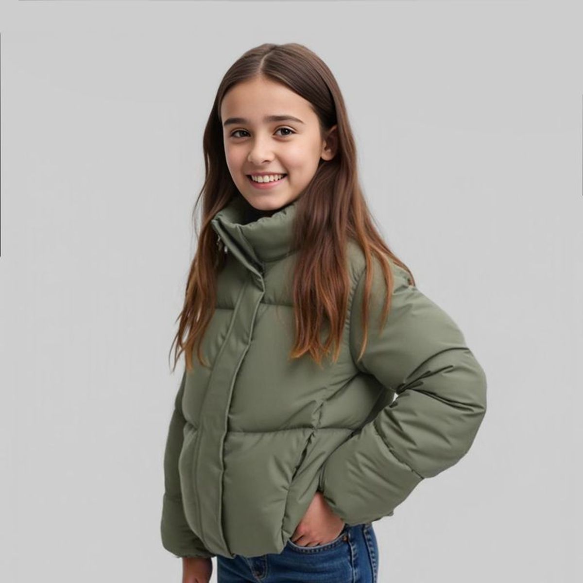 ELV - Chaqueta para Niña Acolchado Elv