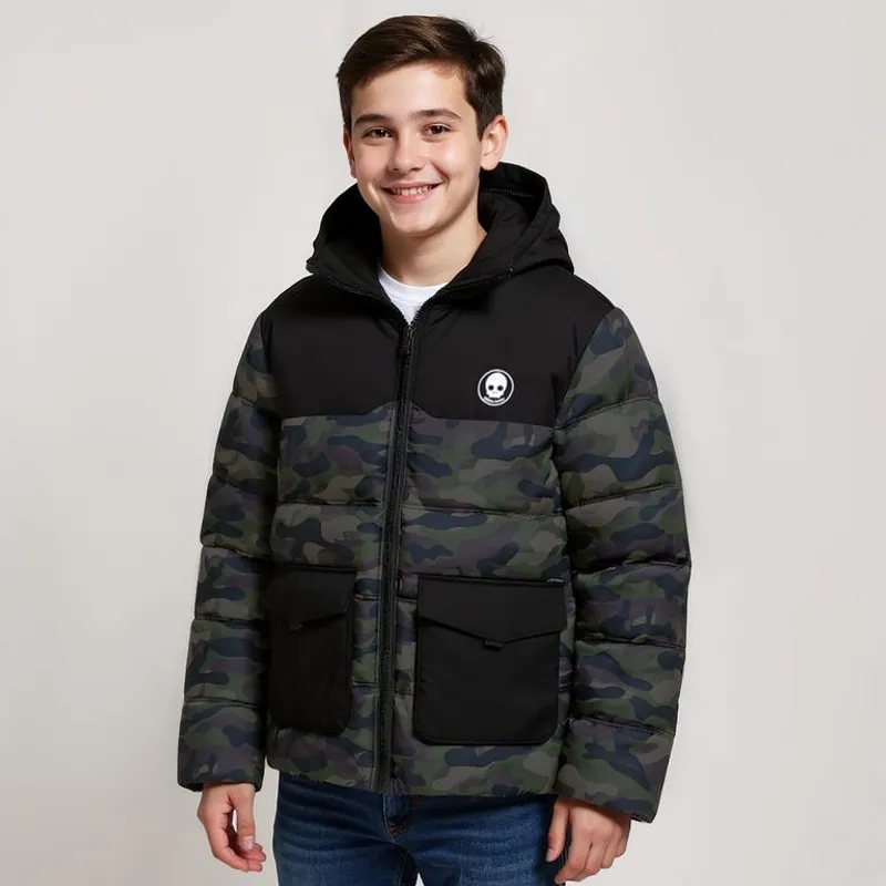 FEDERATION - Chaqueta Con capucha para Niño Acolchado Federation