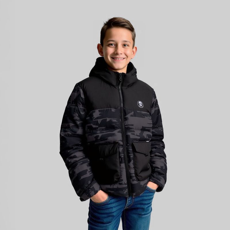 FEDERATION - Chaqueta Con capucha para Niño Acolchado Federation