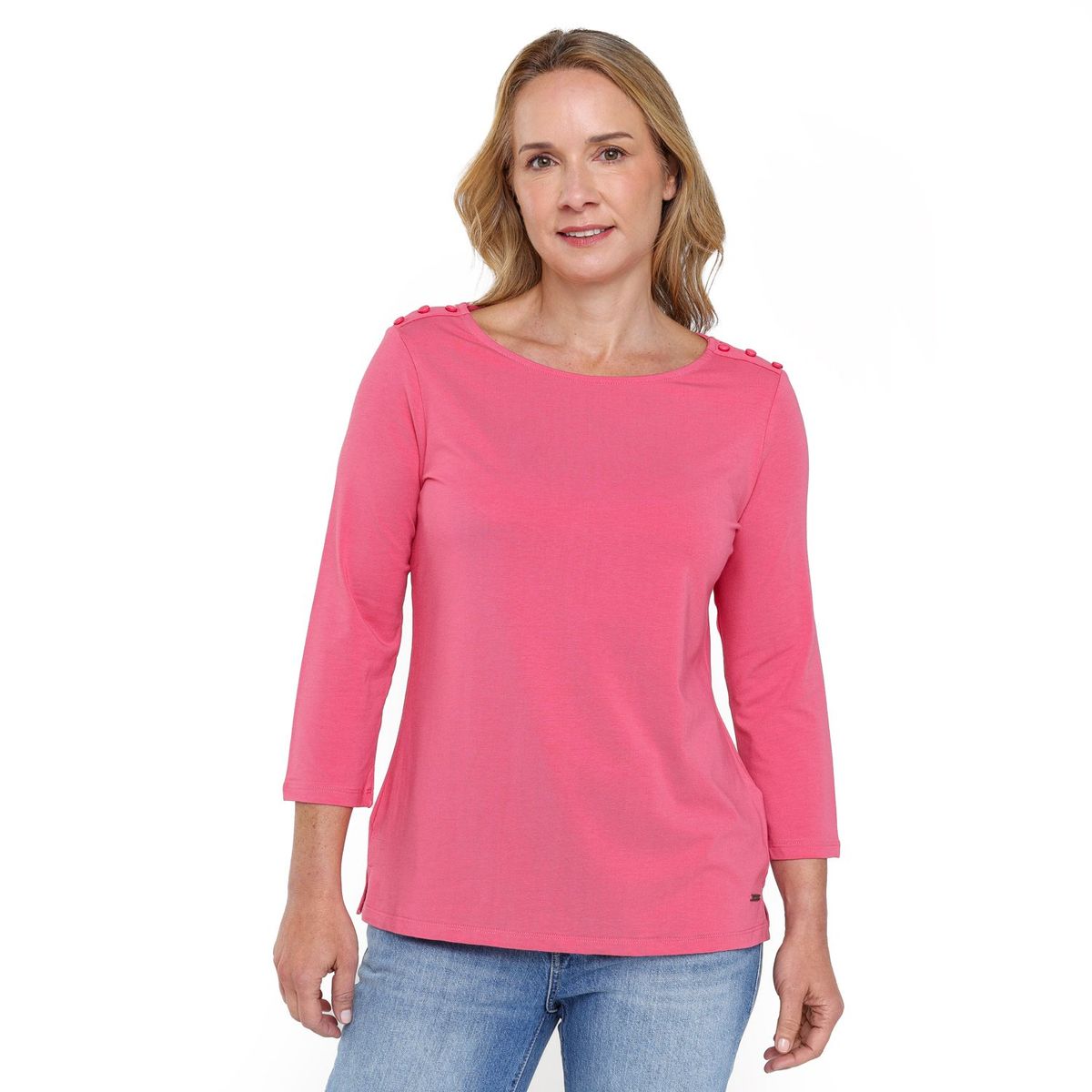 NEWPORT - Blusa Mujer Manga 3/4 de Algodón Newport