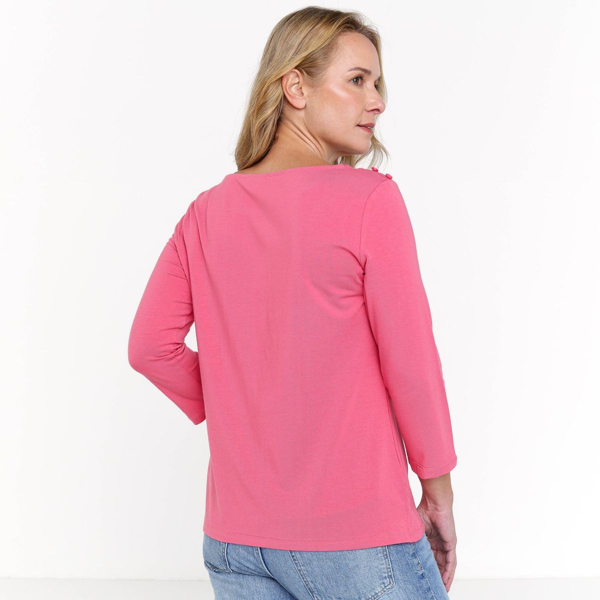 NEWPORT - Blusa Mujer Manga 3/4 de Algodón Newport