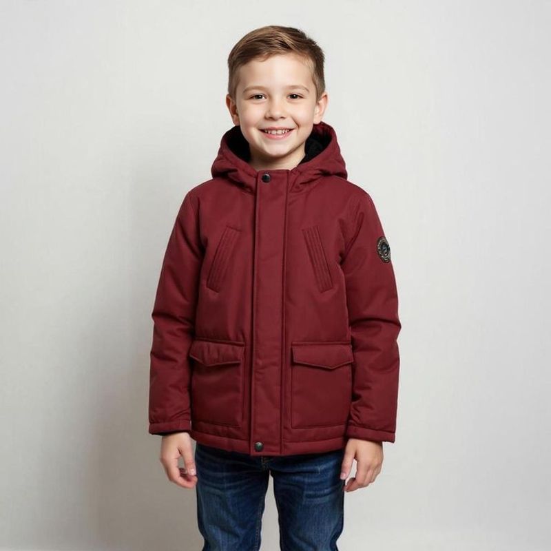 YAMP - Chaqueta Con capucha para Niño Acolchado Yamp