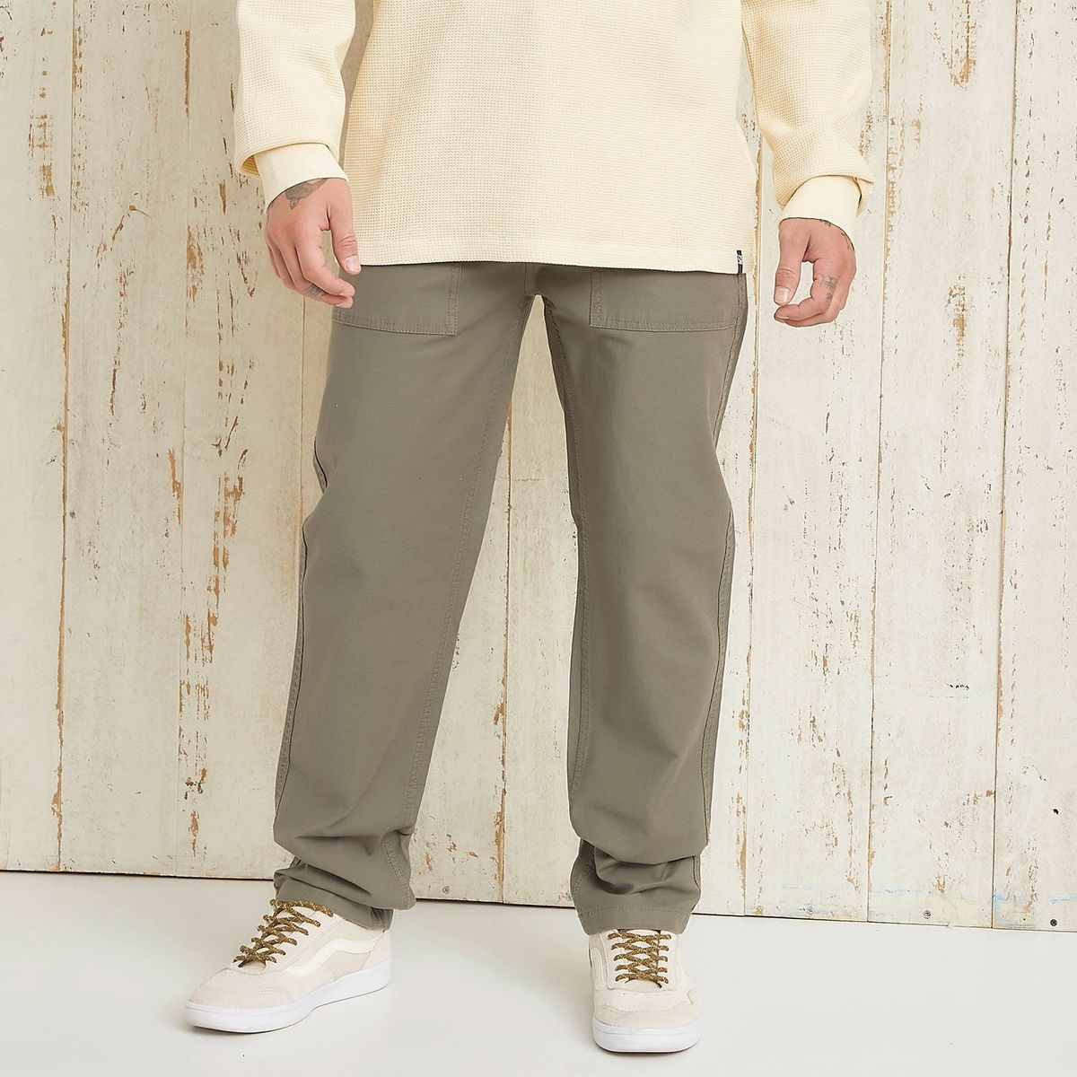 DOO AUSTRALIA - Pantalón Chino Hombre Recto de Algodón Doo Australia