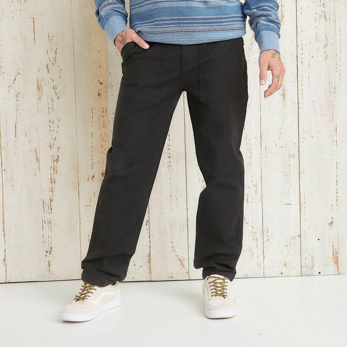 DOO AUSTRALIA - Pantalón Chino Hombre Recto de Algodón Doo Australia