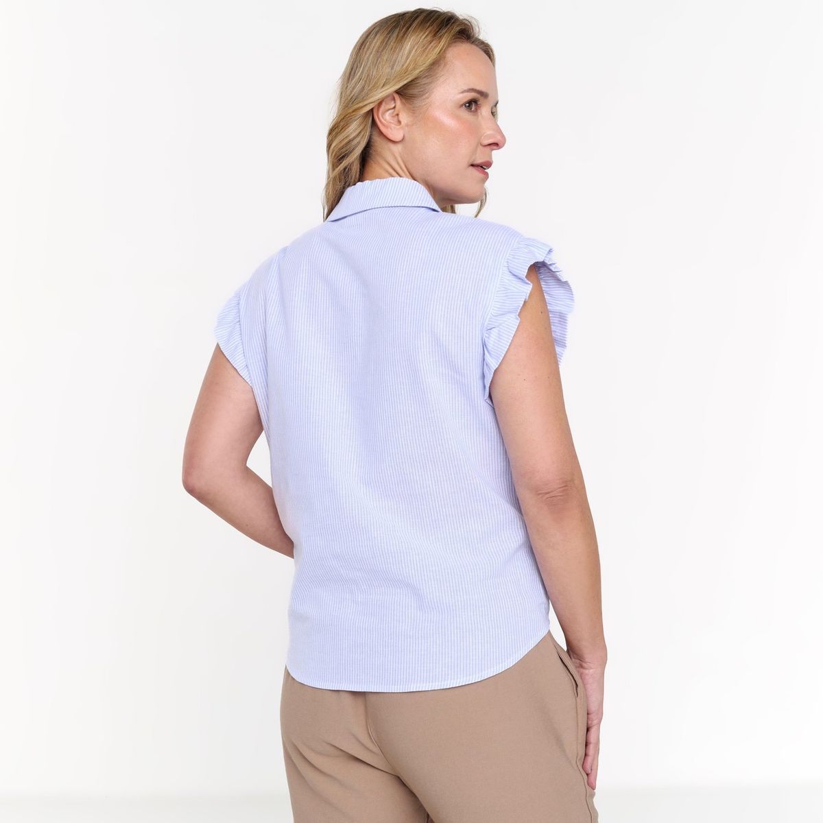 NEWPORT - Blusa Mujer Anudada Manga corta Newport