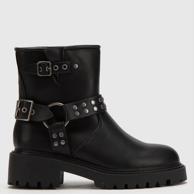 SYBILLA - Botas para Mujer con tacón Cuadrado Temotin Sybilla color Negro