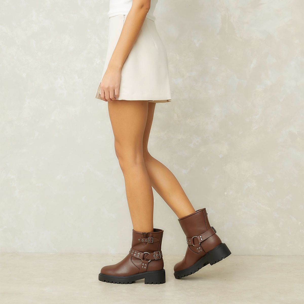 SYBILLA - Botas para Mujer con tacón Cuadrado Temotin Sybilla