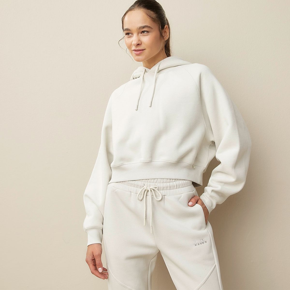 DIADORA - Hoodie Deportivo Mujer LifeStyle Diadora