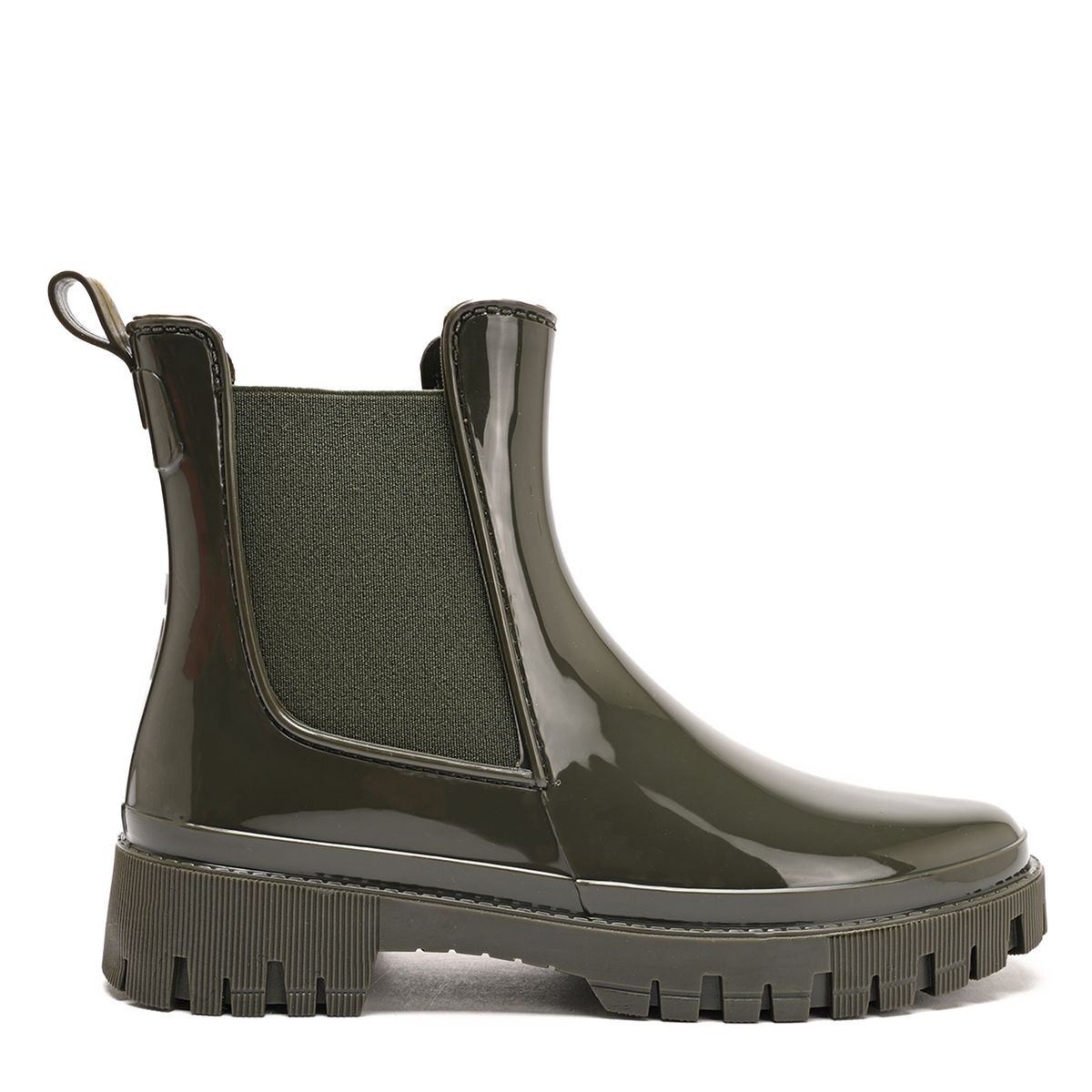 SYBILLA - Botas de lluvia Mujer Atanew Sybilla Verdes Oscuras