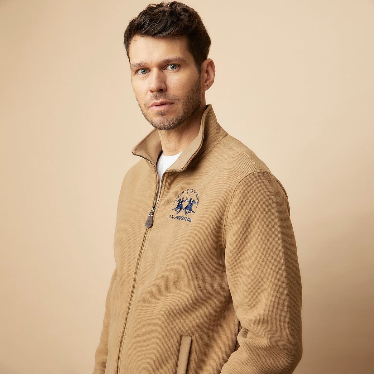 LA MARTINA - Saco Polar Hombre con Bordado La Martina 