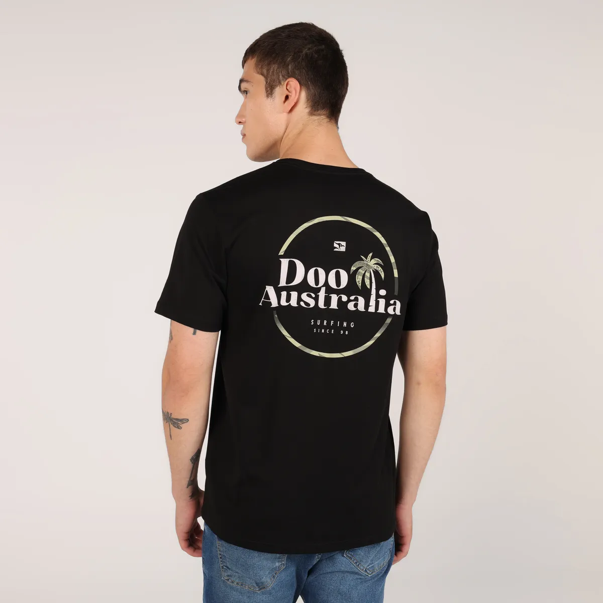 DOO AUSTRALIA - Camiseta Hombre Manga corta de Algodón Doo Australia