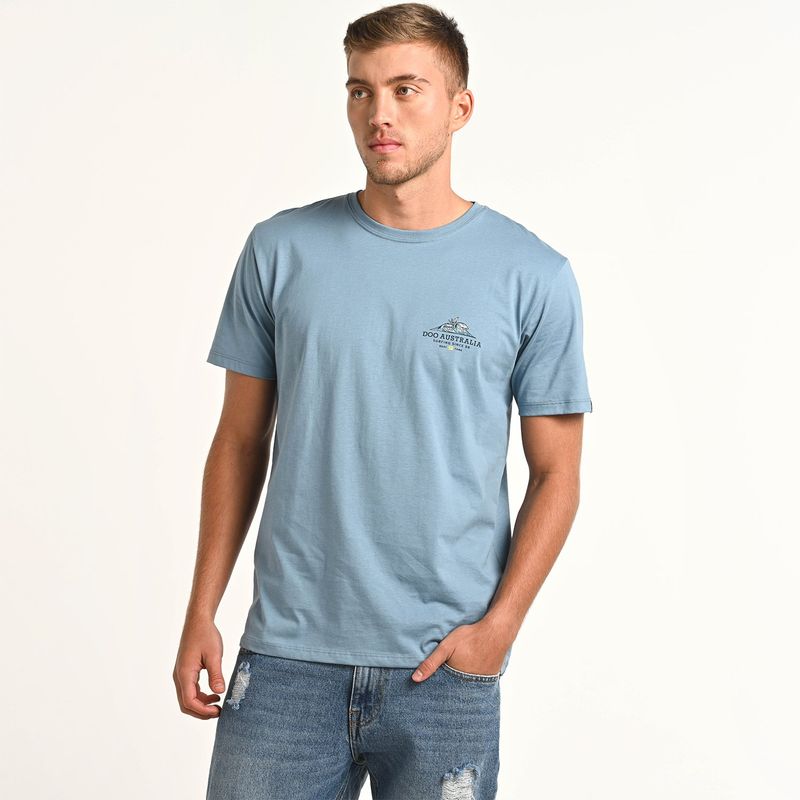 DOO AUSTRALIA - Camiseta Hombre Manga corta de Algodón Doo Australia