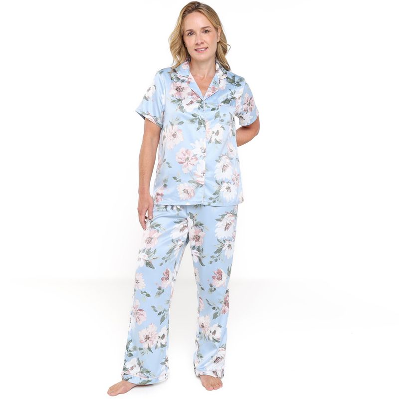 SOUTHLAND - Pijama completa con pantalón Mujer Largo Manga corta  Southland