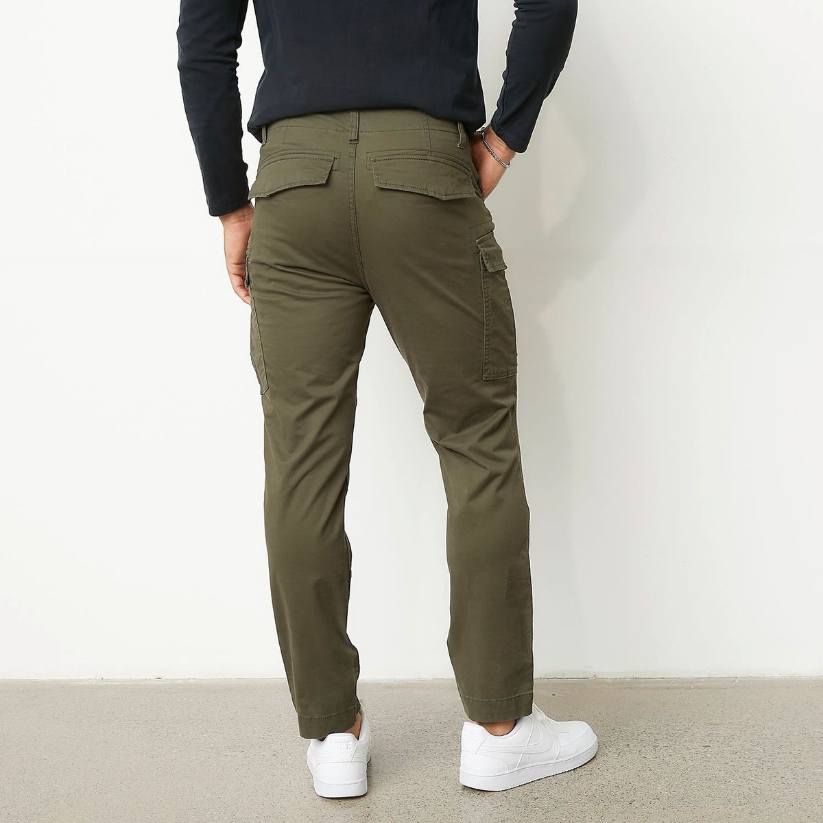 MOSSIMO - Pantalón Cargo Hombre Slim de Algodón Mossimo