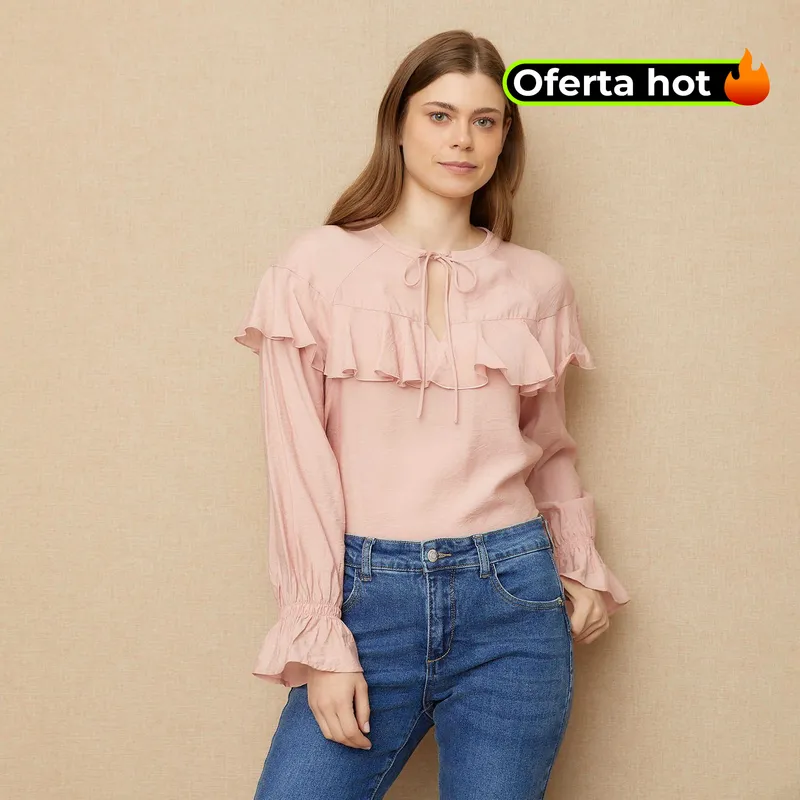 UNIVERSITY CLUB - Blusa Mujer Manga larga University Club