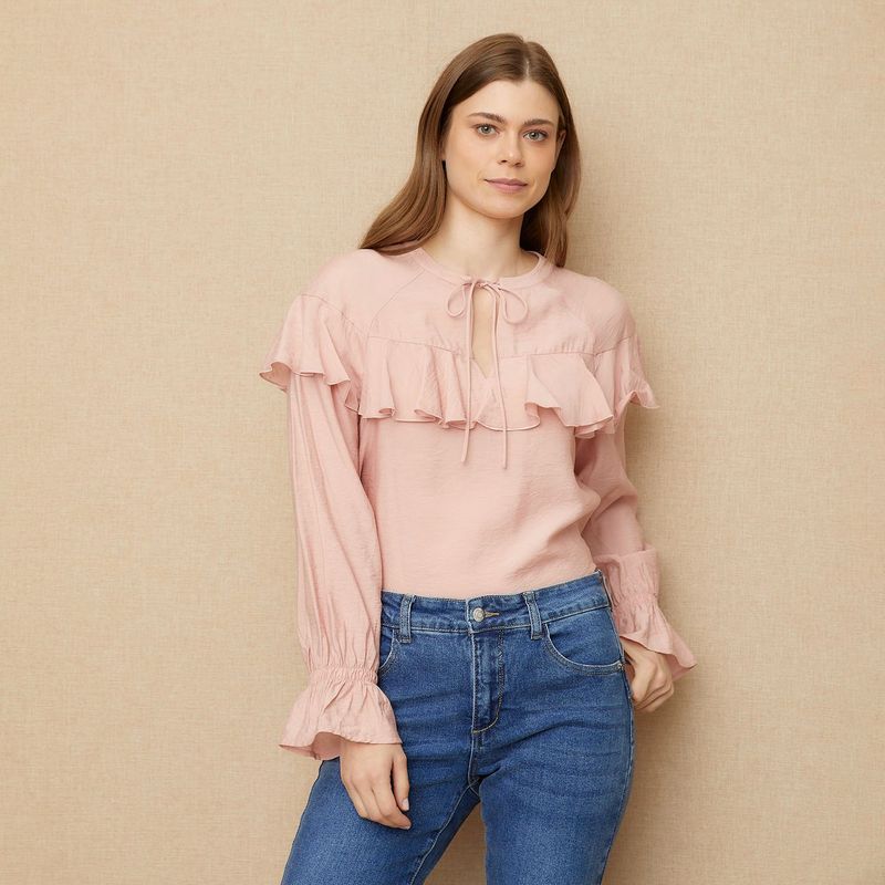UNIVERSITY CLUB - Blusa Mujer Manga larga University Club