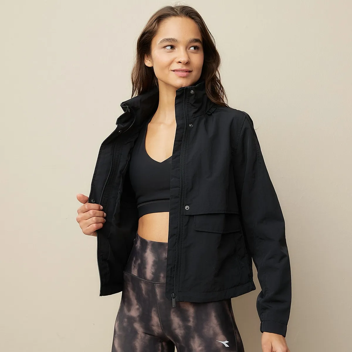 DIADORA - Chaqueta Impermeable Deportiva Mujer Diadora Outdoor