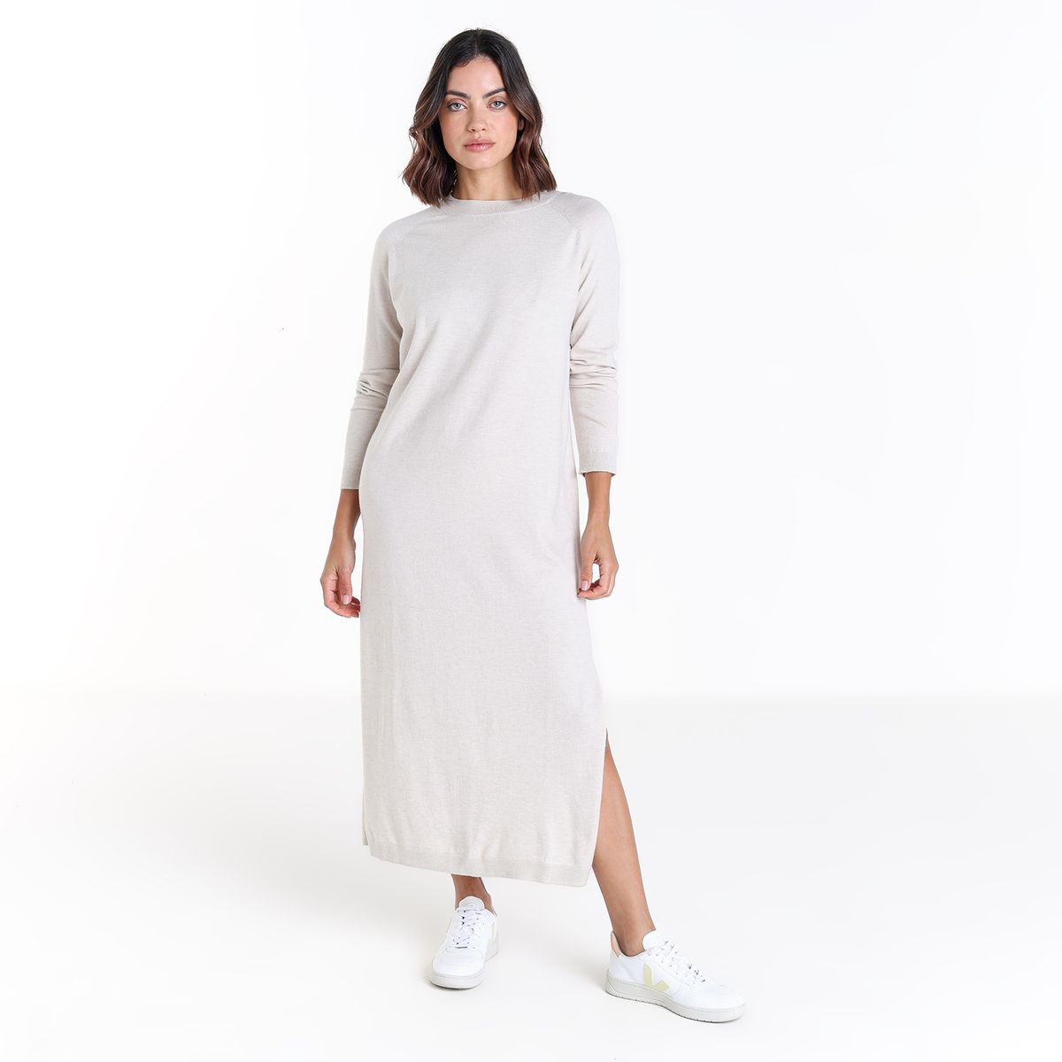 BASEMENT - Vestido Mujer Medio Casual Basement