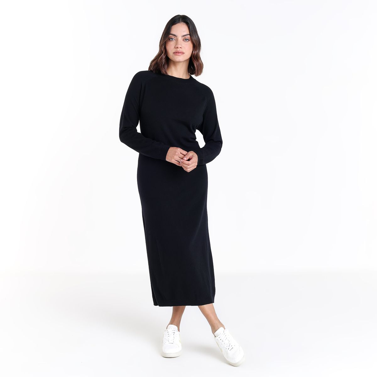 BASEMENT - Vestido Mujer Medio Casual Basement