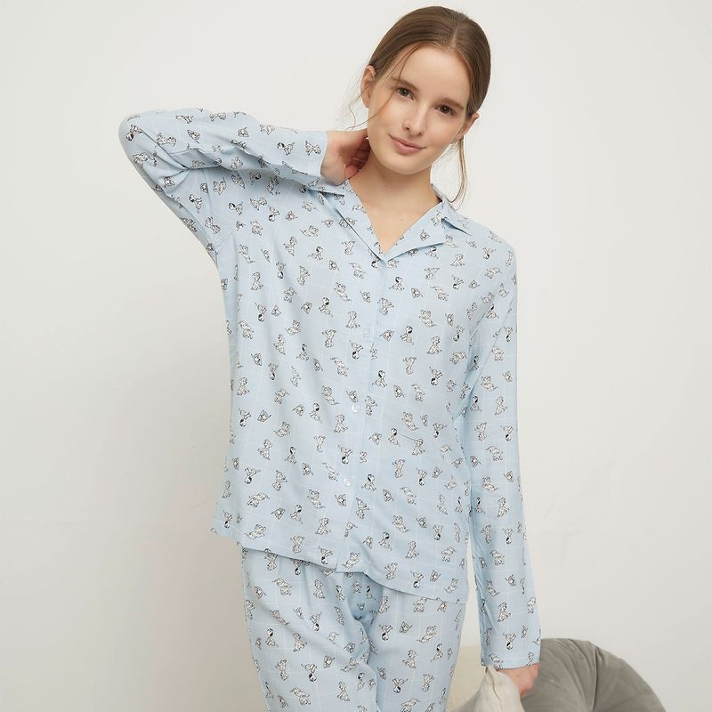 DISNEY - Pijama completa con pantalón Mujer Largo Manga larga Disney