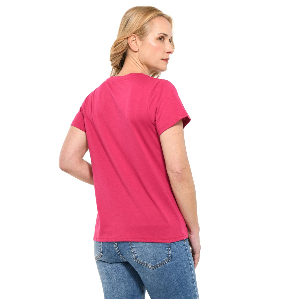 SOUTHLAND - Camiseta Mujer con Estampado Manga corta de Algodón Southland
