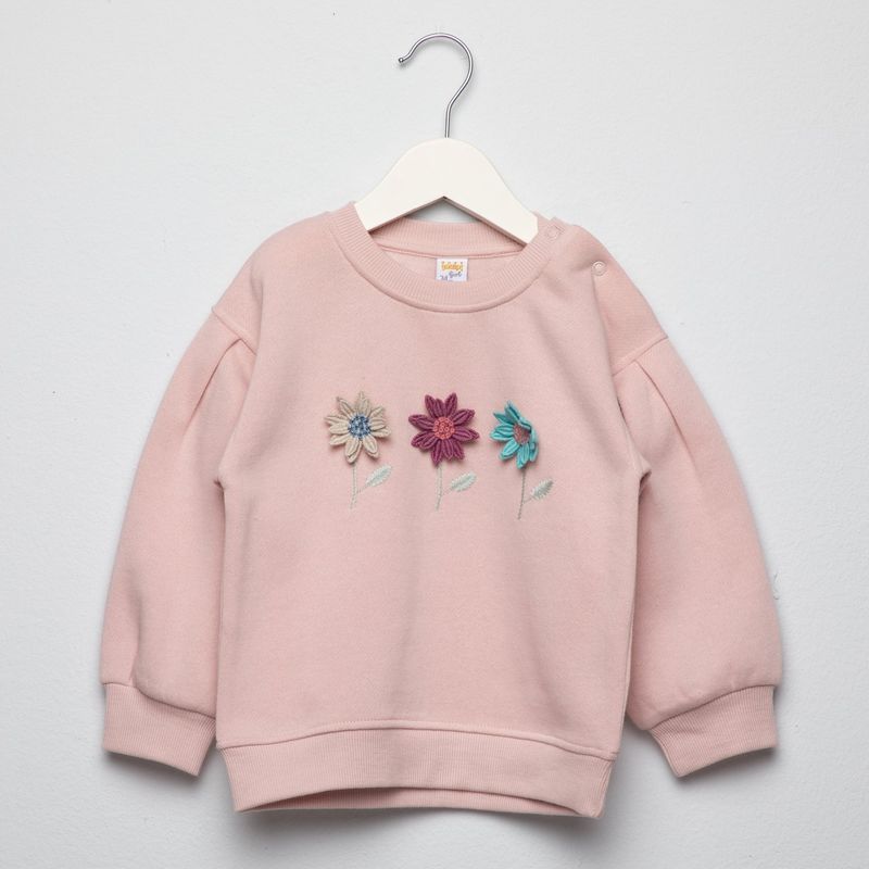 YAMP - Saco para Bebé niña con Flores Algodón Yamp