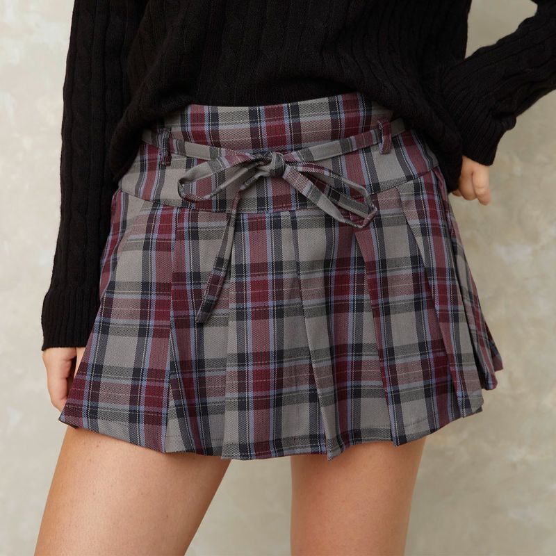 SYBILLA - Falda Mini Mujer Plisada Sybilla