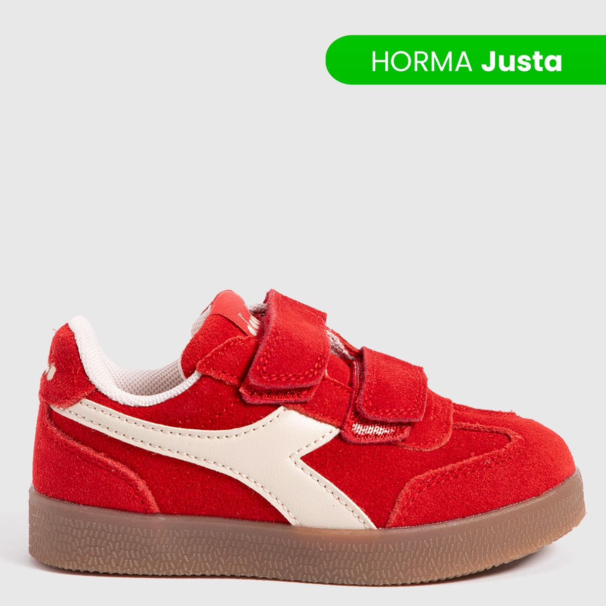 DIADORA - Tenis moda Diadora Bamtelo I Niño con Velcro Horma Justa 